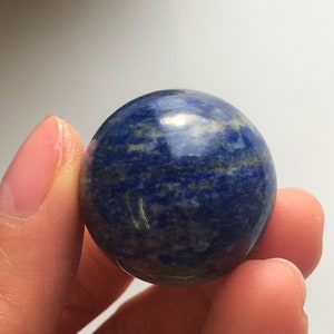 Lapis Lazuli Sphere, Lapis Lazuli Ball, Crystal Ball, Crystal Sphere, Natural Lapis Lazuli, Polished Lapis Lazuli, Crystal Healing image 7