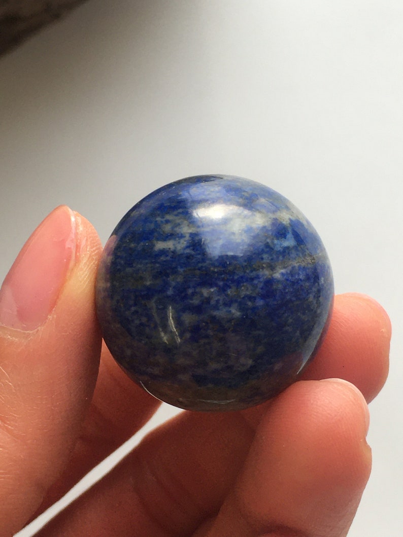 Lapis Lazuli Sphere, Lapis Lazuli Ball, Crystal Ball, Crystal Sphere, Natural Lapis Lazuli, Polished Lapis Lazuli, Crystal Healing image 7