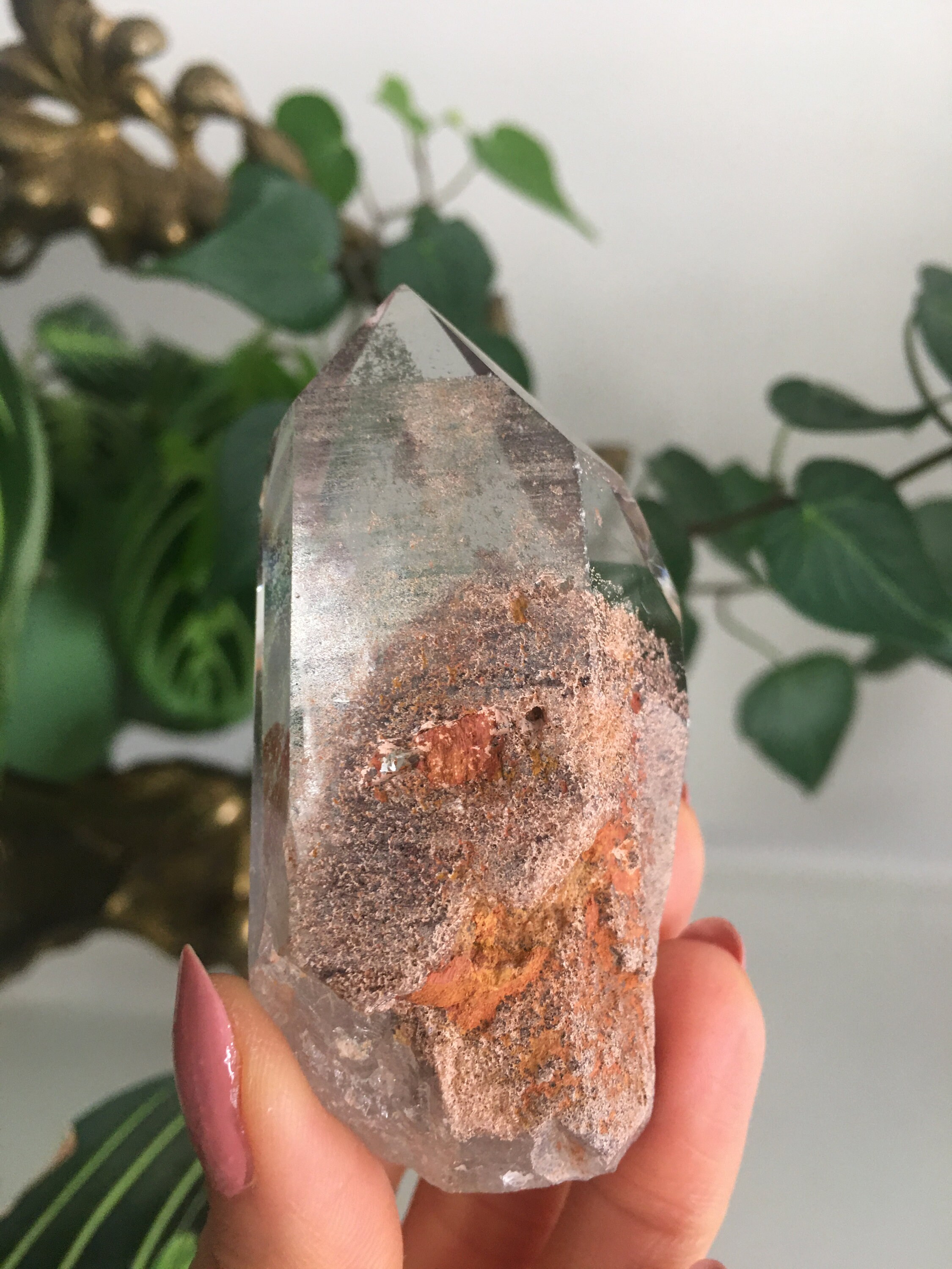 kizaさん専用　ガーデンルチルファントムポイント水晶⭐ Phantom Quartz Point, Garden Quartz, Crystal Point, Lodolite