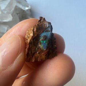 Boulder Opal Specimen, Natural Untreated Australian Opal, Australian Opal, Natural Opal, Healing Crystal, Rough Boulder Opal, Opal
