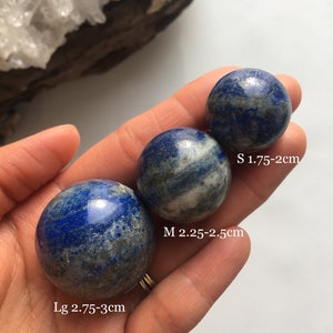 Lapis Lazuli Sphere, Lapis Lazuli Ball, Crystal Ball, Crystal Sphere, Natural Lapis Lazuli, Polished Lapis Lazuli, Crystal Healing image 9