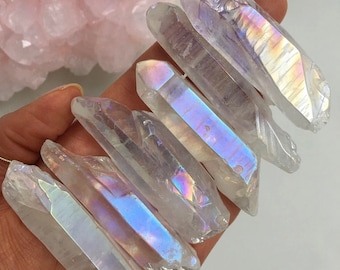 Angel Aura Clear Quartz Point, Aura Clear Quartz, Angel Aura Quartz, Aura Crystals, Aura Quartz, Aura quartz Point, Aura Crystal