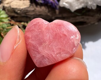 ロードクロサイトハート、研磨ロードクロサイト、ロードクロサイト