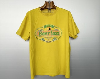 Vintage Yellow Printed Graphic Tee