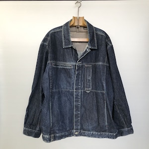 RARE Vintage Mecca Denim Jacket, 90s Oversized Jean Jacket