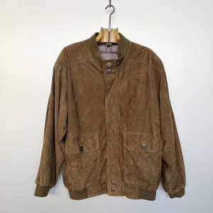 Brooks brothers suede bomber jacket deals