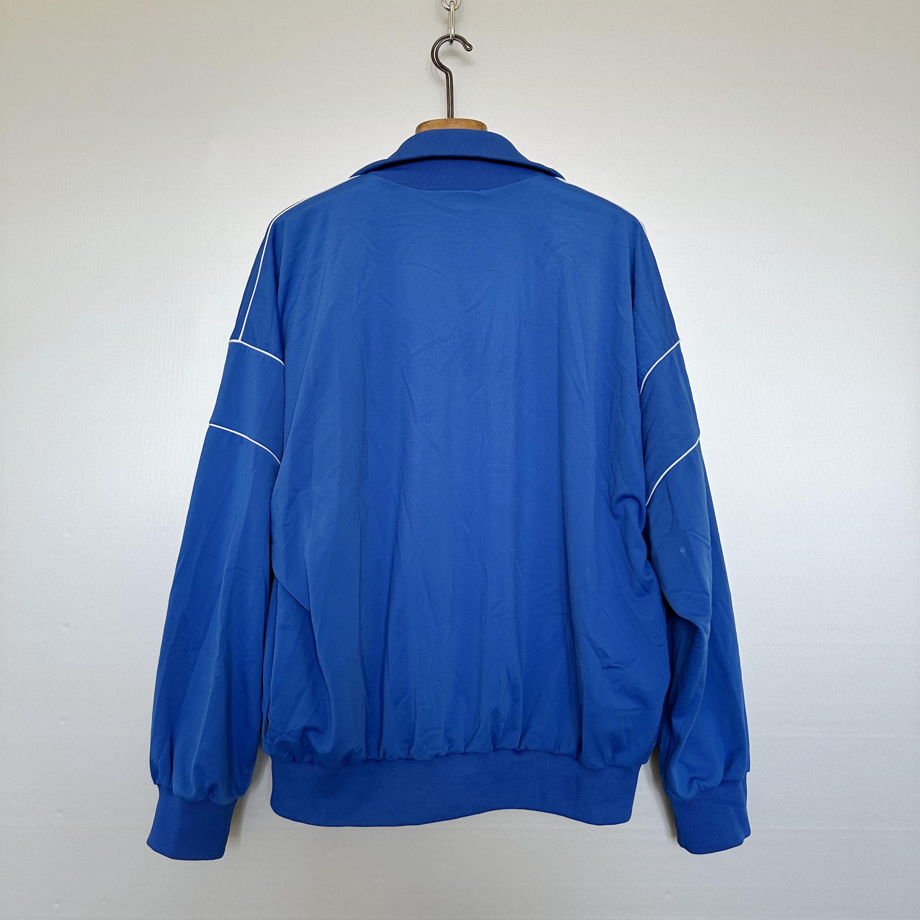  JFA ジャージ トラックジャケット ブルー Vintage French Army Track Jacket | 80s/90s Azure Blue Bomber, Size