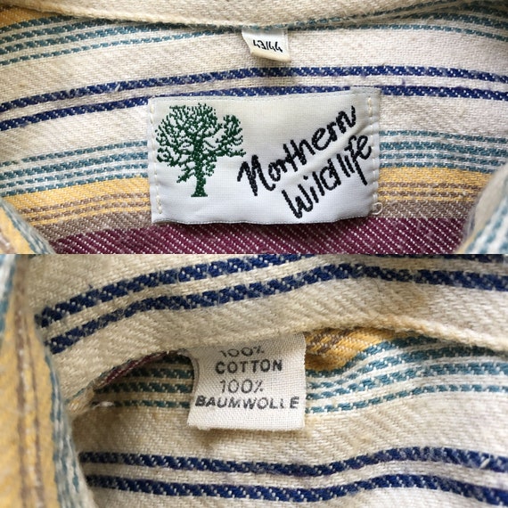 Haut Vintage à Rayures En Caryer - Brassie Taille 43 1/2, Droitier, Flex Ferme, Manche En Bois