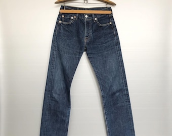 Vaqueros Levi's 501 / Clásicos de los 90 / Fabricados en Turquía / Denim azul atemporal / W29/32