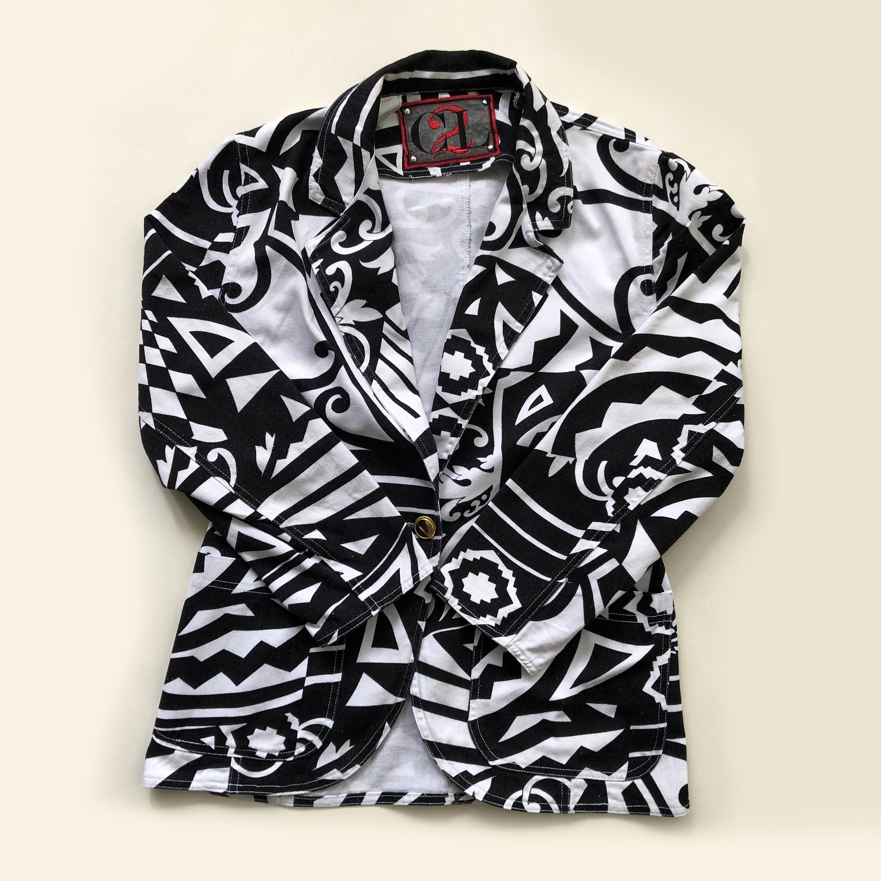 Designes Shackets Black White Designer Jacket