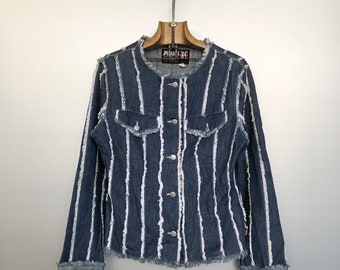 Chaqueta con flecos Paris de Jean’s JPG – Jean Paul Gaultier – Fabricada en Italia – FR 42