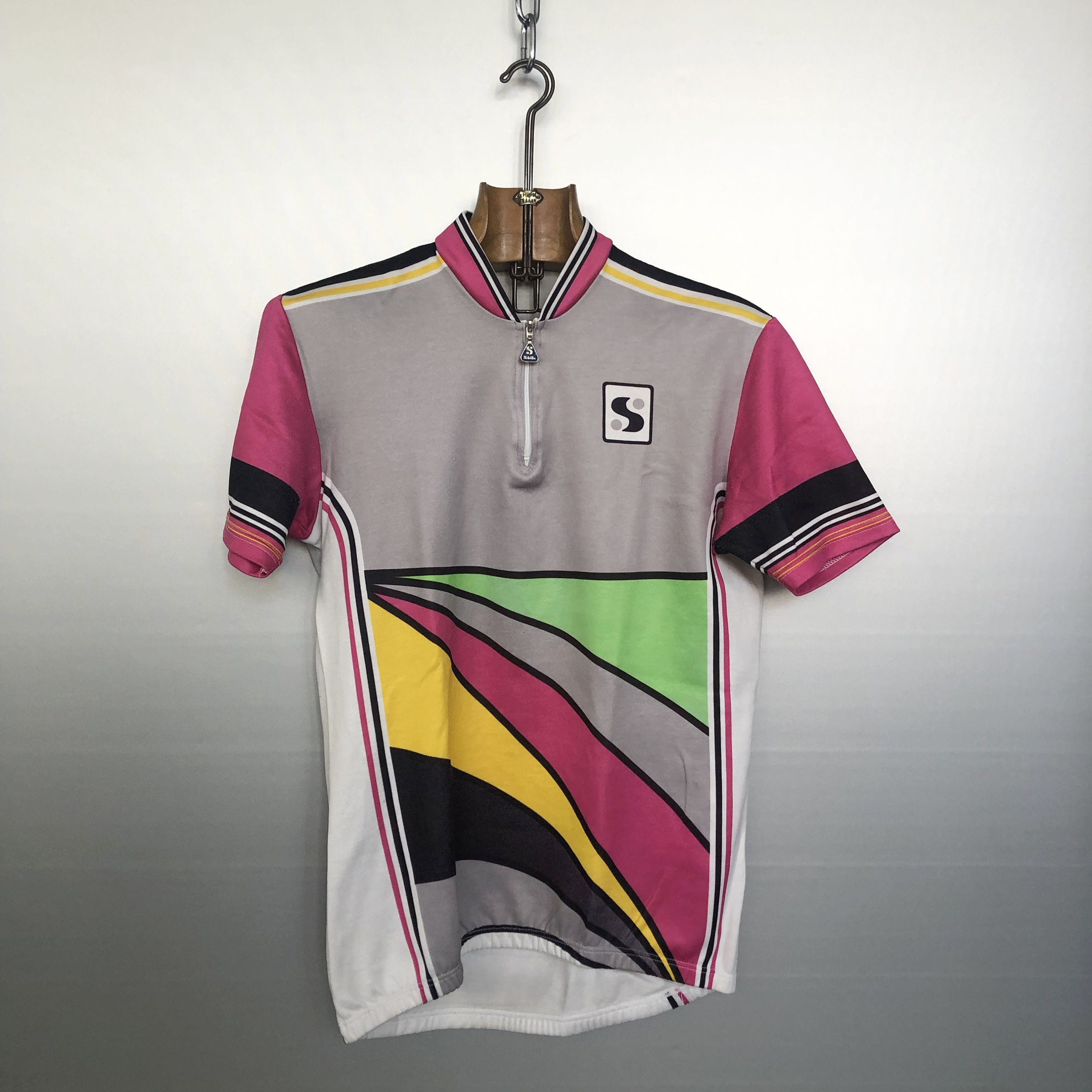 Rare Vintage 90s POLO SPORT Spell Out Bike Cycling Shirt Jersey 90s USA  made XL