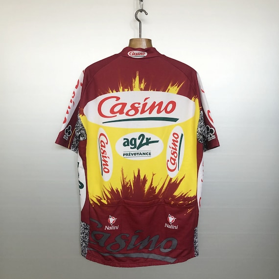 Maillot Cycliste Casino AG2R Nalini, Taille L, D'occasion