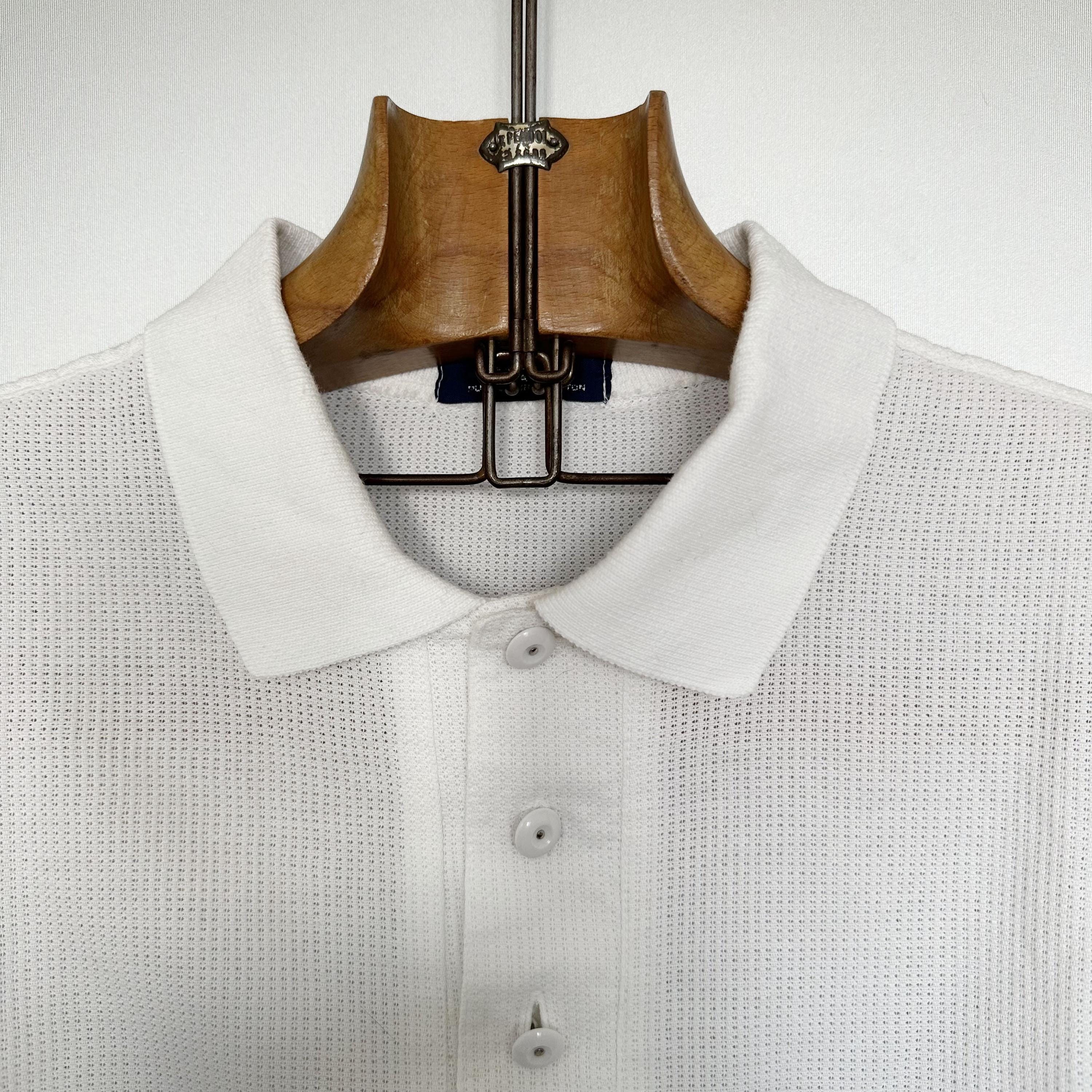 Vintage Fred Perry Polo Shirt | 80s White Cotton, Made in England