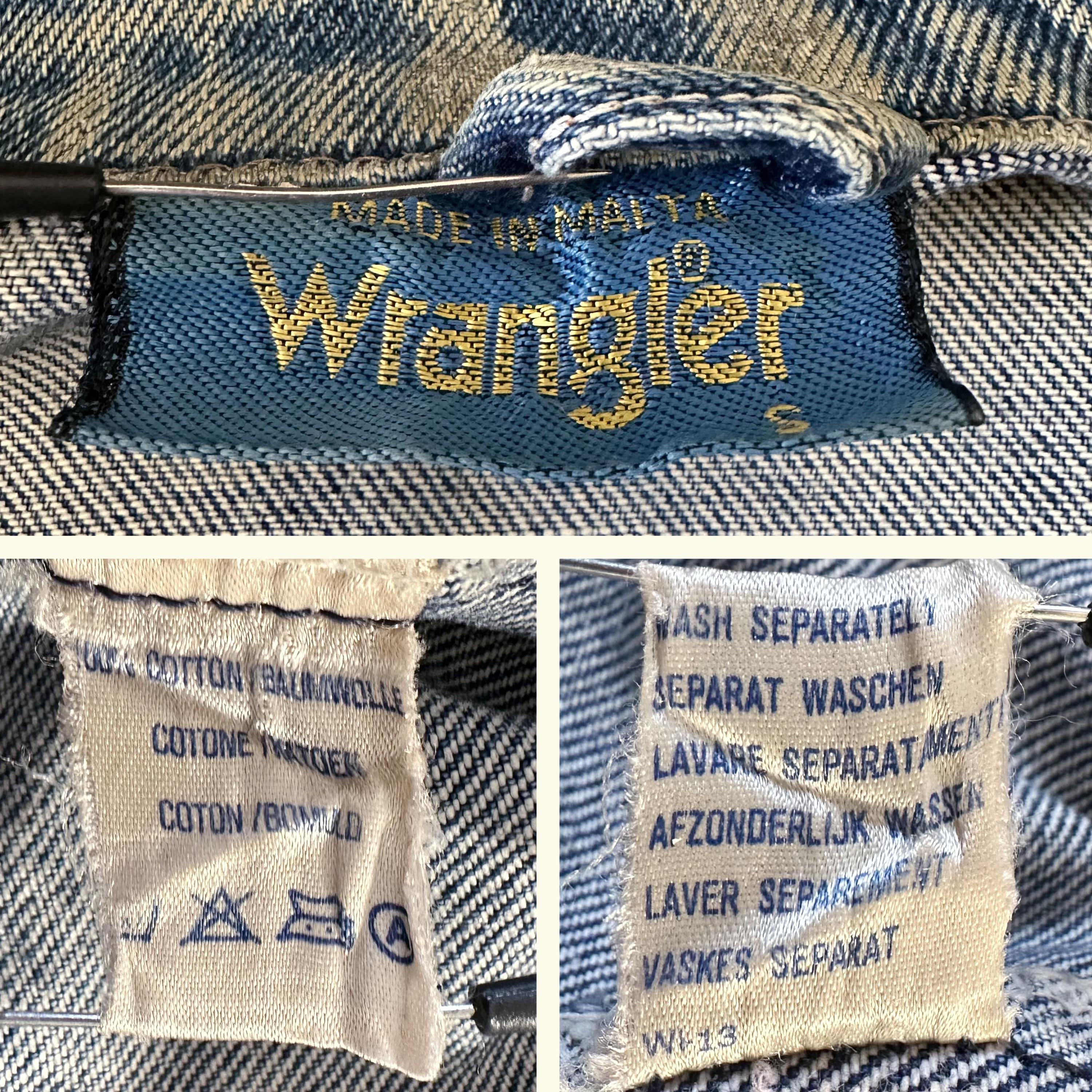 Vintage Wrangler Denim Trucker Jacket | Eagle Shadow Patina | Made