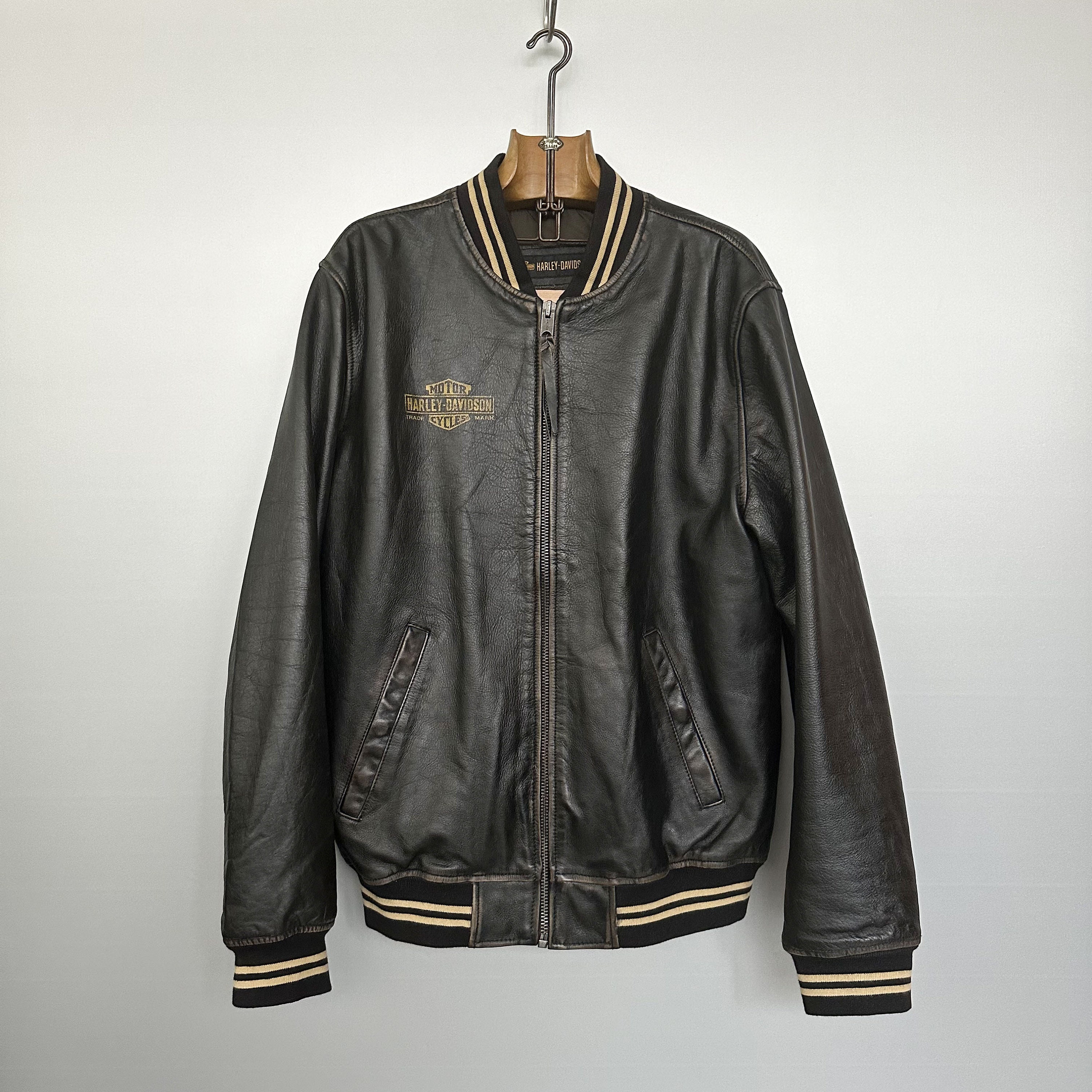 Vintage Harley Davidson Varsity Jacket - Etsy Vintage Harley Davidson Varsity Jacket - Etsy