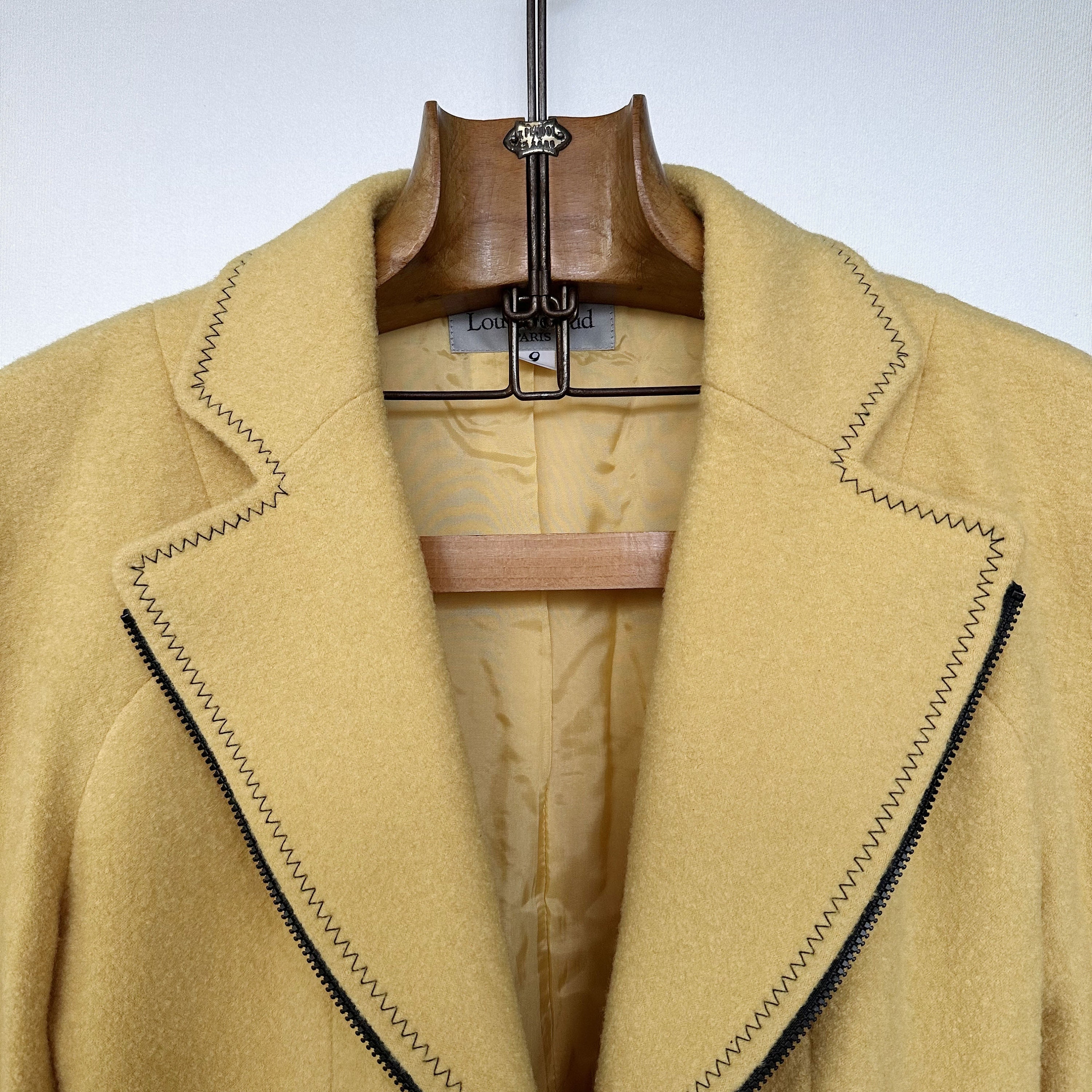 Louis Féraudヴィンテージジャケット Vintage Louis Féraud Wool Jacket | Zip Lapel | M - Etsy