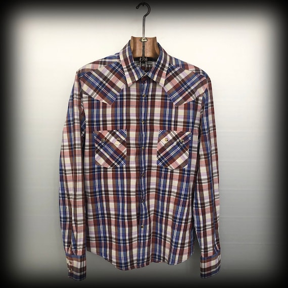 Vintage 90s Cowboy Shirt by Drykorn - Etsy