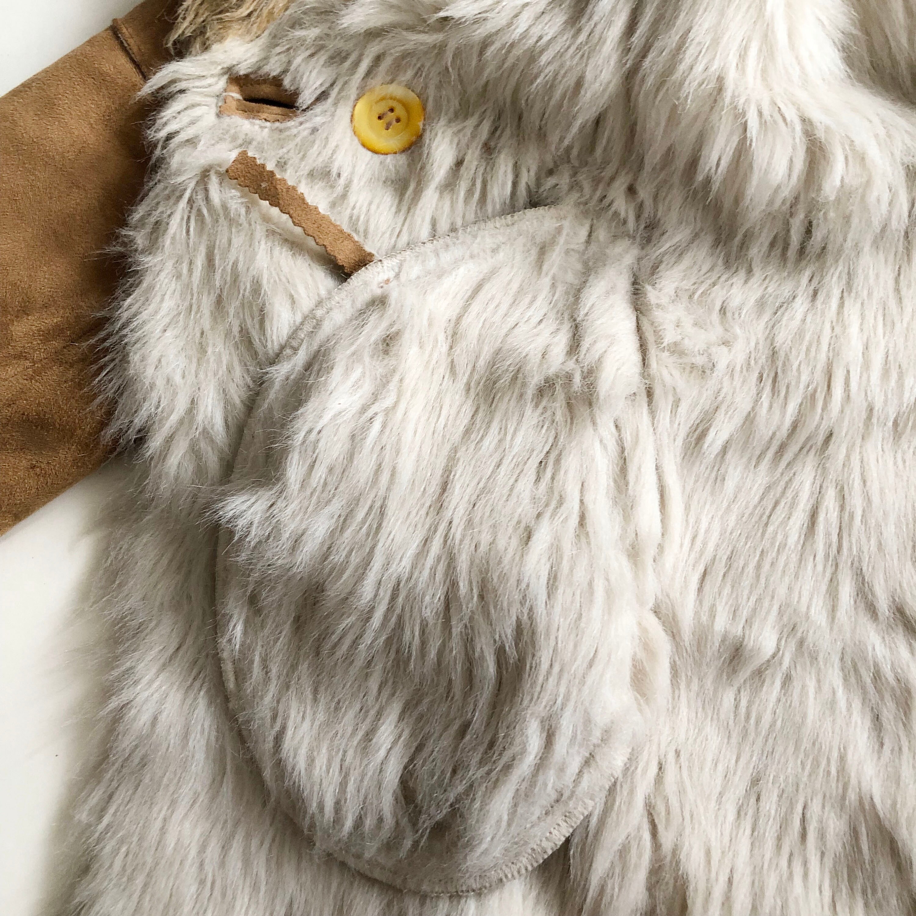 ジャケット・アウター 80s balmain cashmere super long far coat Vintage Fake Fur Balmain Coat - Etsy