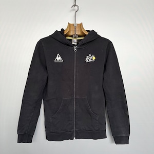 Sweat à capuche noir vintage Tour de France