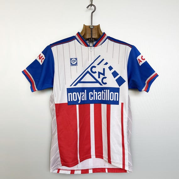 Maillot Cycliste vintage 70'S Gan Assurances Mercier Acrylique 70'S - M