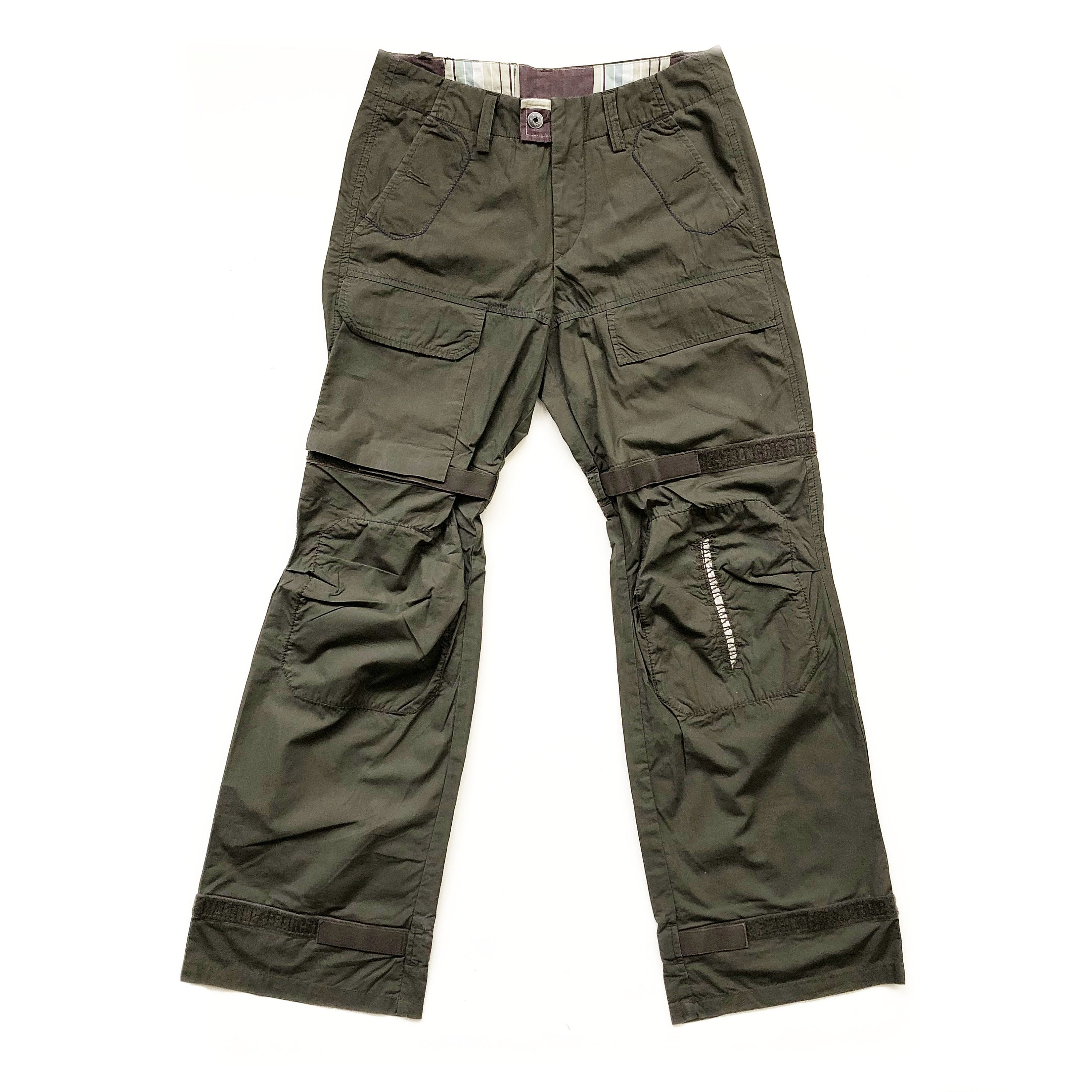 Vintage Girbaud Cargo Pants | Khaki Military Tech Style | Marithé
