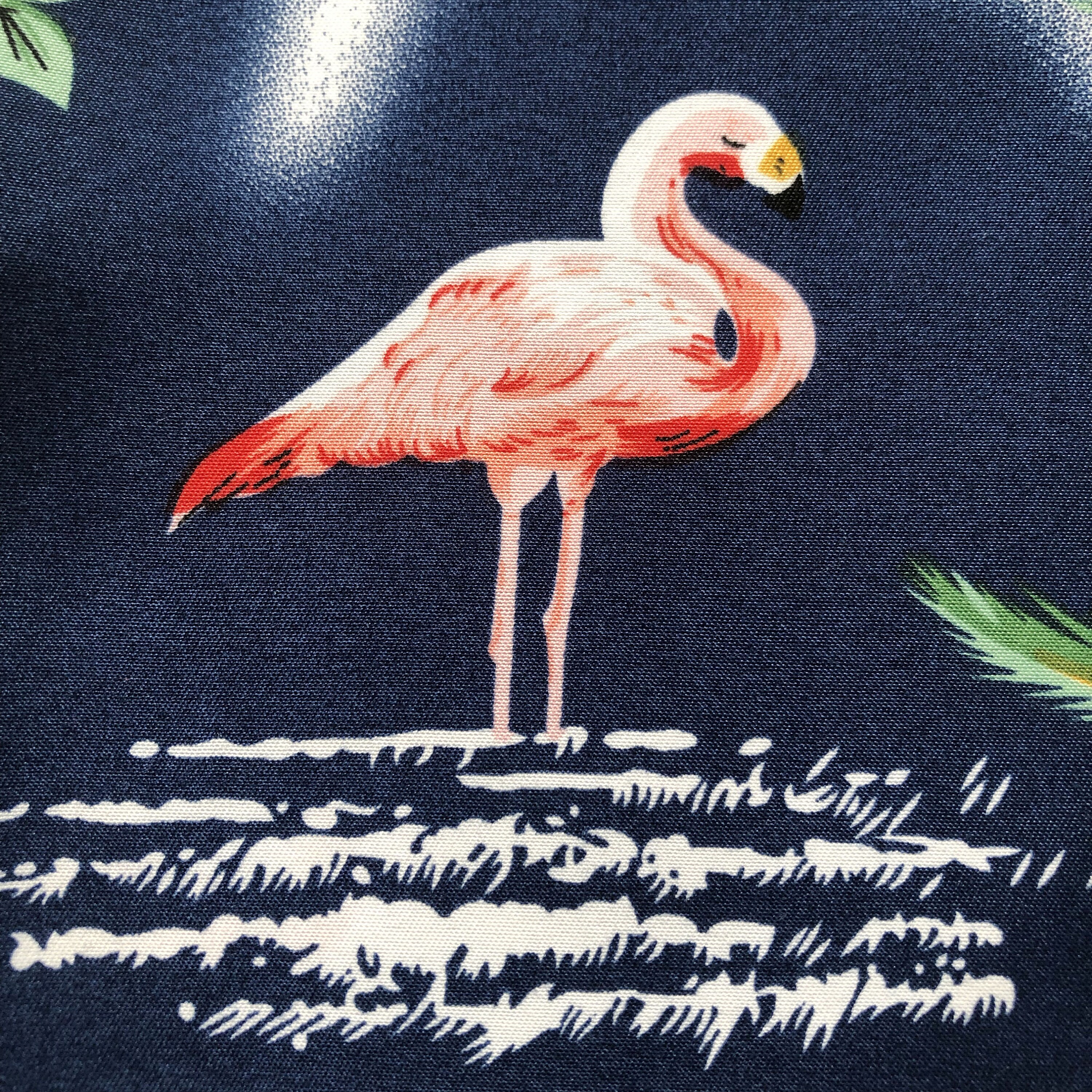 Chemise Hawaïenne Vintage Flamants Roses Alvish Taille M Homme - Occasion Très Bon état | Chemise Hawaïenne Homme