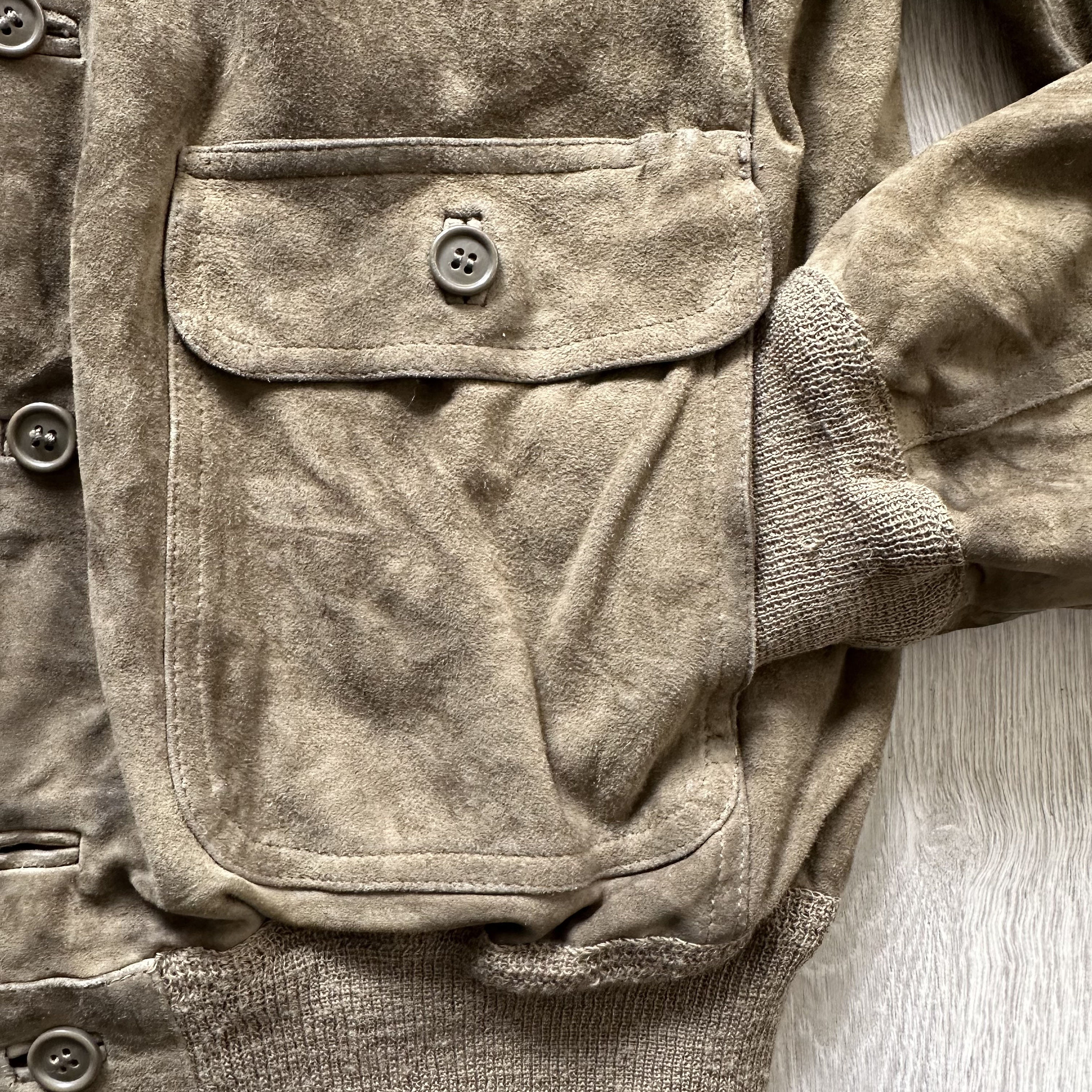 Vintage Suede Leather Jacket Khaki Bomber With Grunge Patina 90s Style Size L - Etsy Vintage Suede Leather Jacket Khaki Bomber With Grunge Patina 90s Style Size L - Etsy