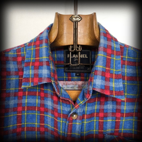 Vintage Flannel Checked Shirt - image 3