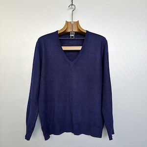 Vintage Navy Blue Sweater Tevym