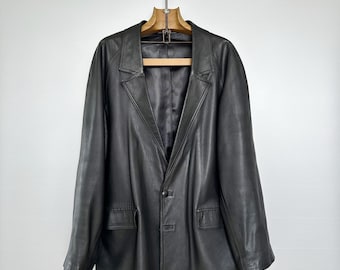 ジャケット・アウター 90s casanova italy silk blouson XL black 90s casanova italy silk blouson XL black ジャケット・アウター