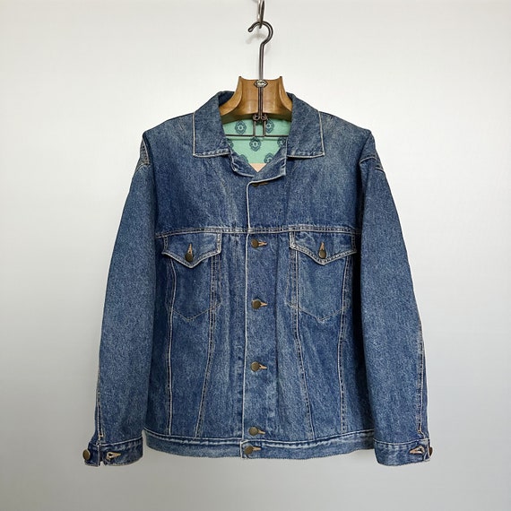 Vintage Denim Trucker Jacket - Etsy