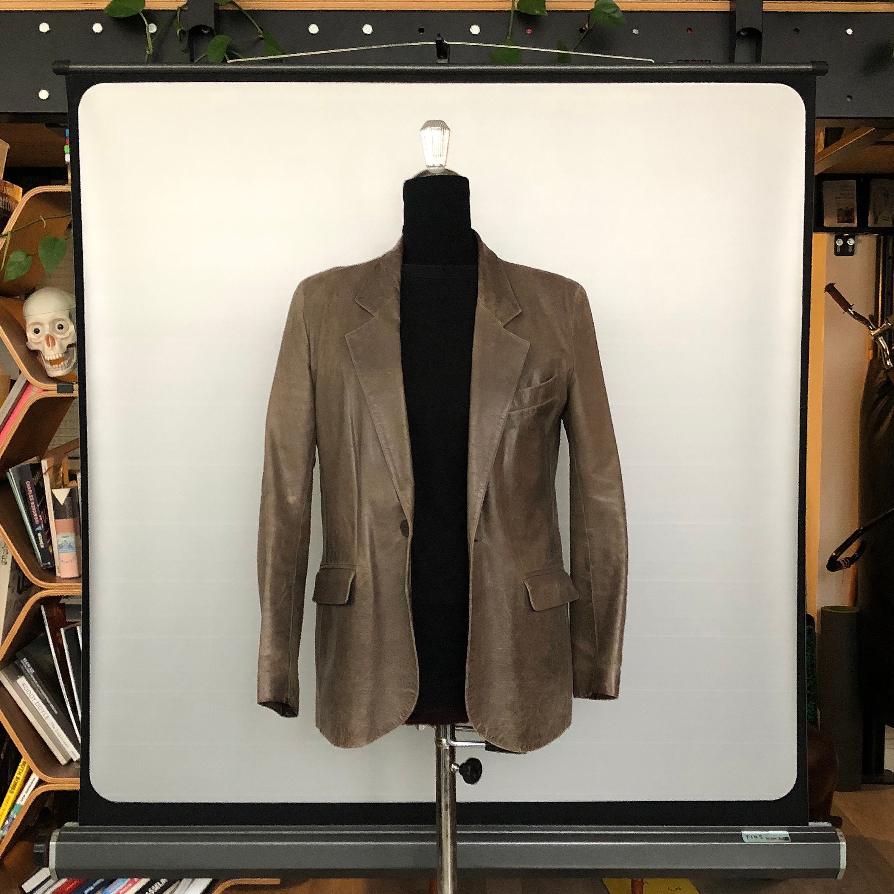 Agnès B Leather Jacket - Etsy Canada