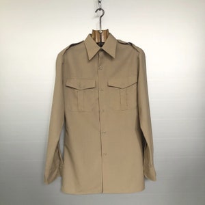 Vintage 1970s French Army Shirt