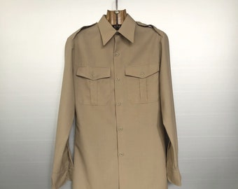 Vintage 1970s French Army Shirt - Etsy