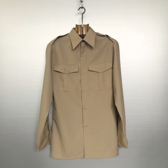 Vintage 1970s French Army Shirt - Etsy