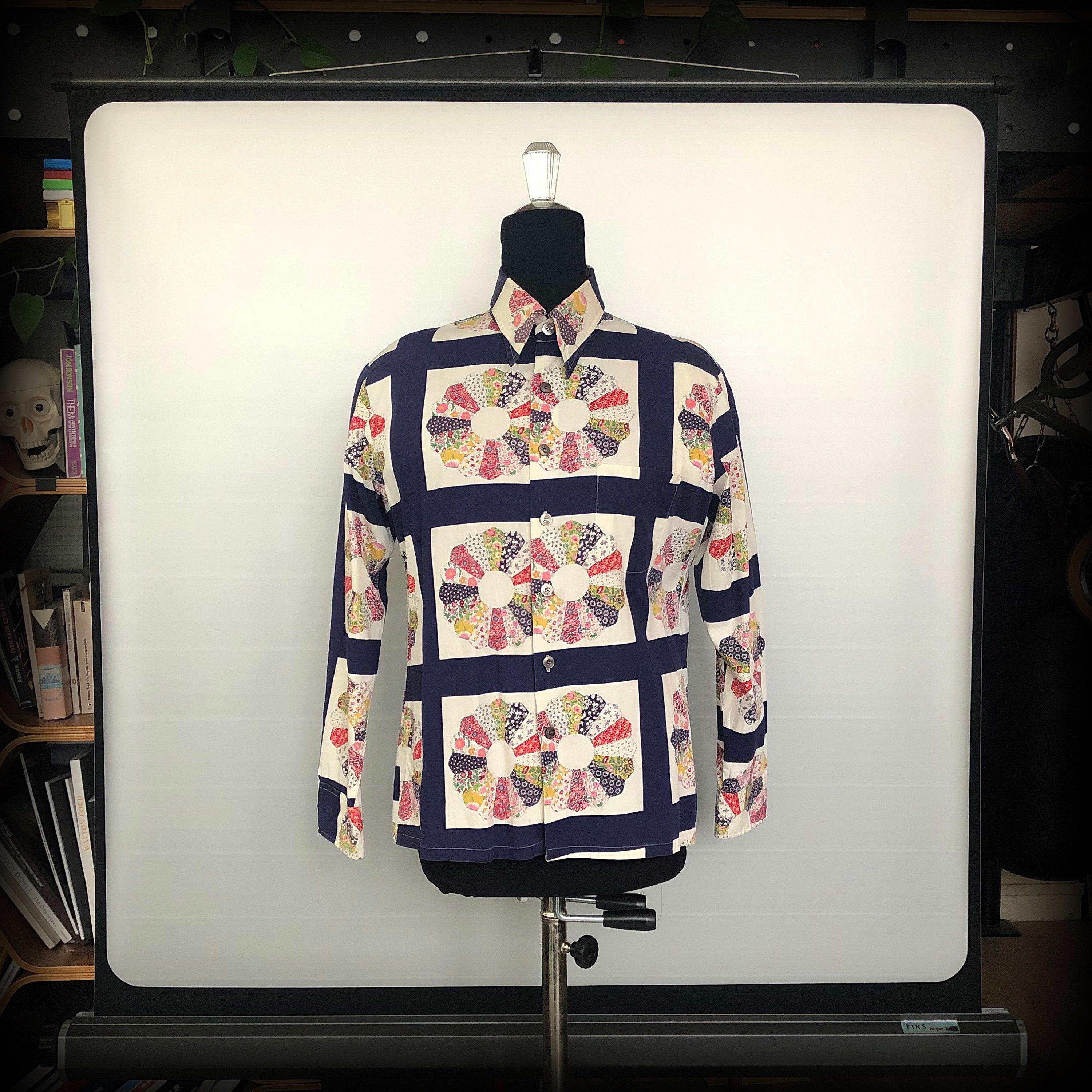 70‘s vintage Mexican Monk shirts レースアップ 70's vintage Mexican Monk shirts レースアップ