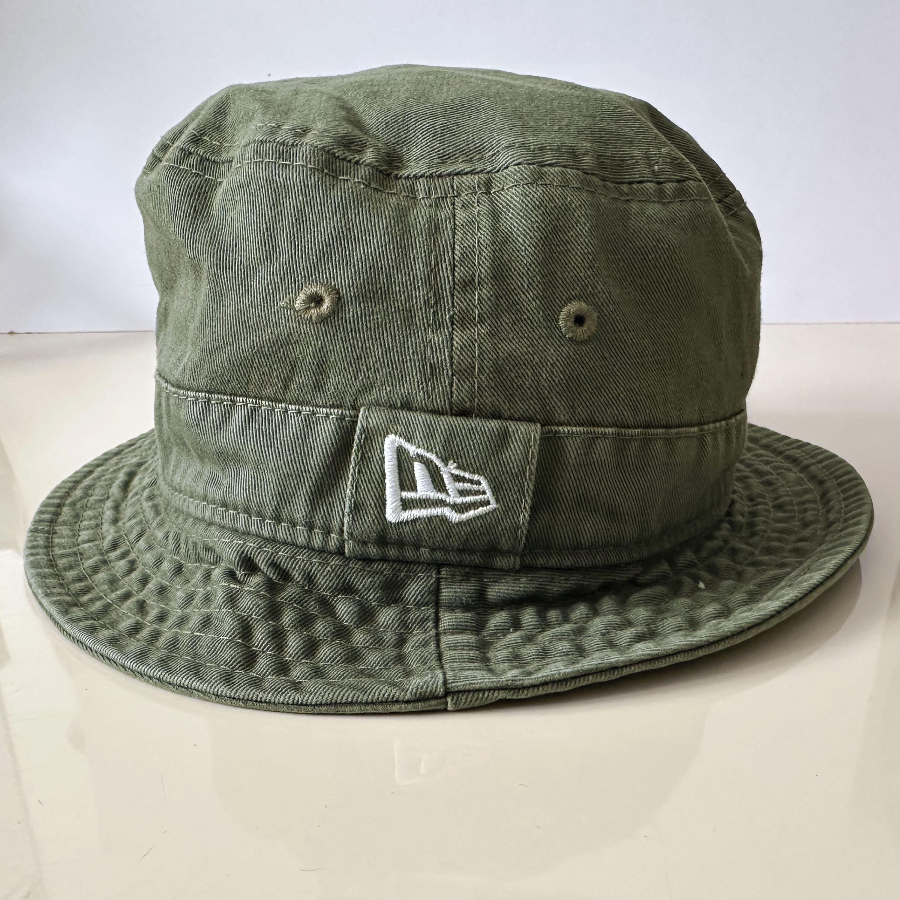 Vintage New Era Bucket Hat | Khaki Cotton | 00s Skater  display picture 1
