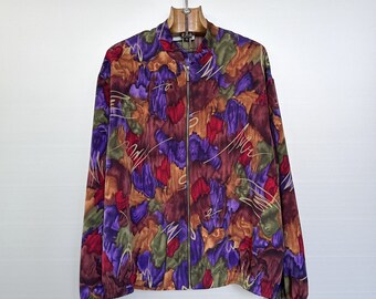 Vintage Multicolor Light Bomber Jacket