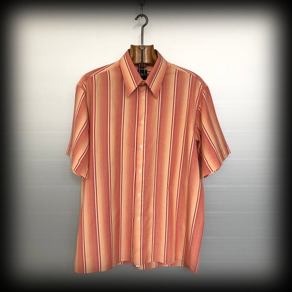 orange striped shirt