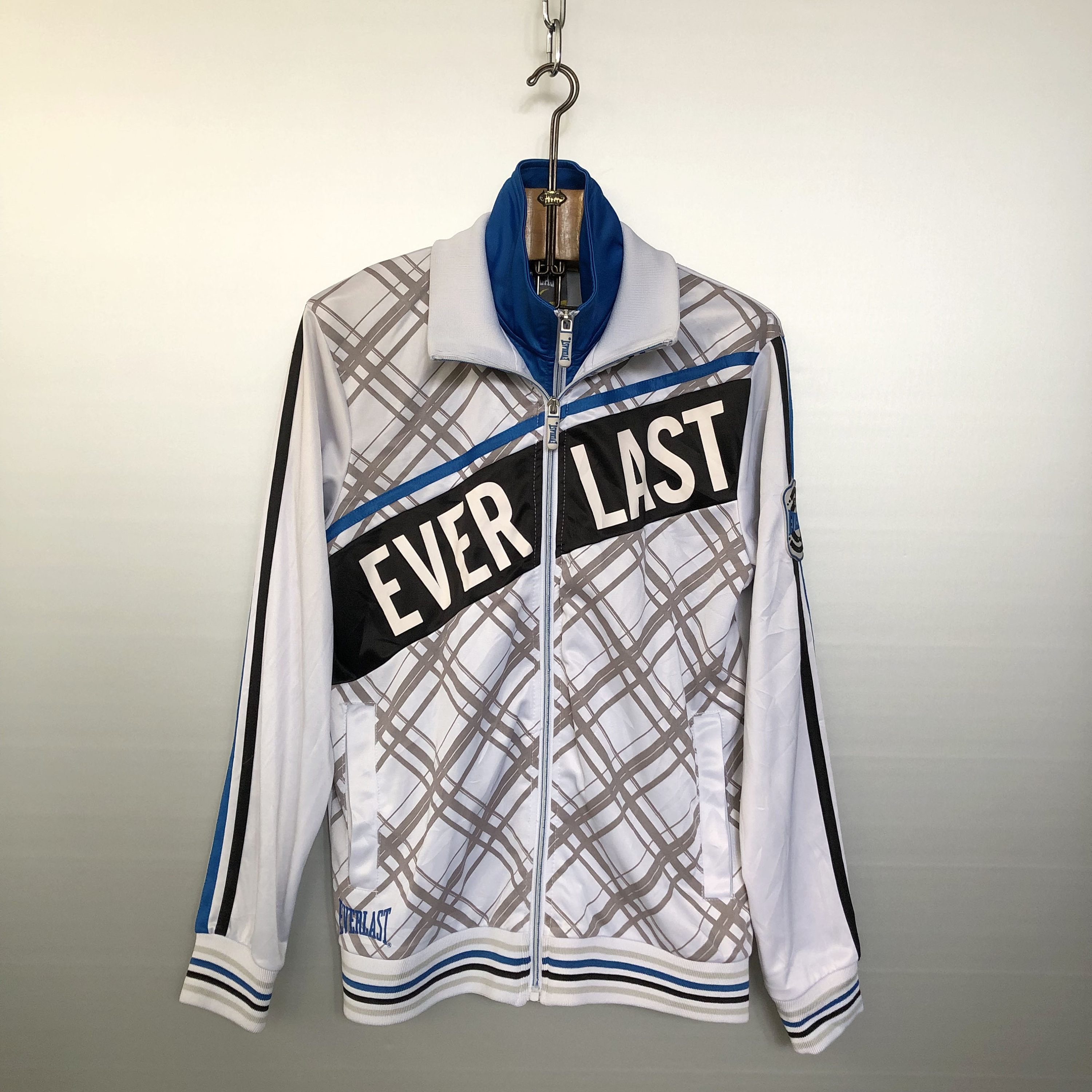 Vintage Everlast Checked Track Jacket - Etsy Vintage Everlast Checked Track Jacket - Etsy