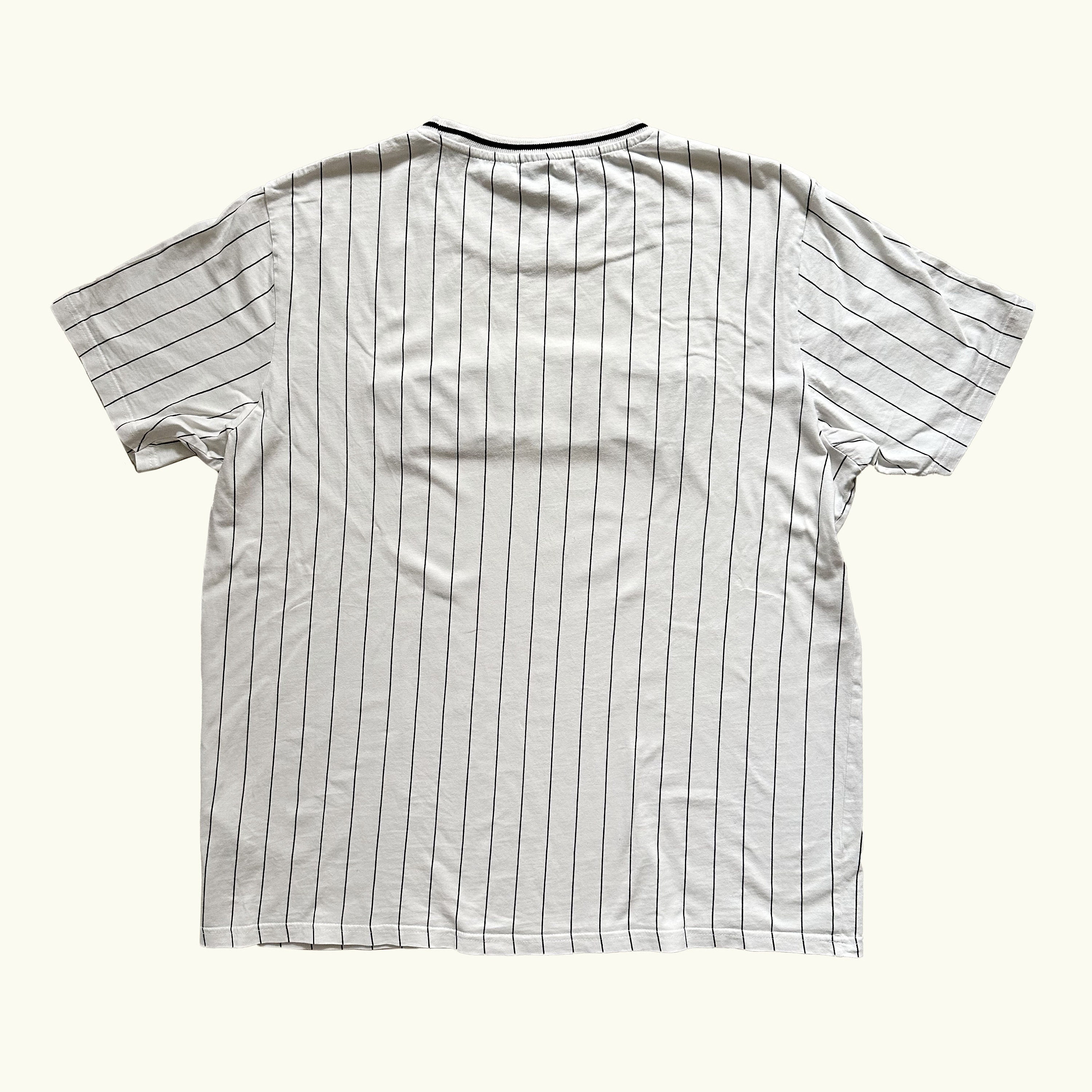Vintage White Striped NY Tee - Etsy Vintage White Striped NY Tee - Etsy