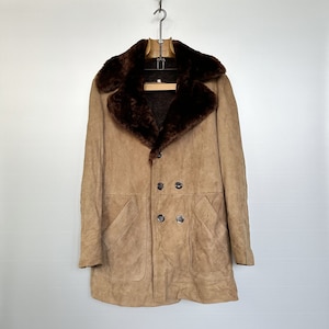 Vintage Beige Suede Barnstormer Jacket