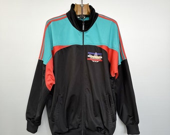 ヴィンテージ アディダス トラックジャケット サイズL ブルー 90年代