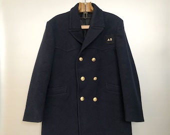 Vintage Italian Navy Peacoat