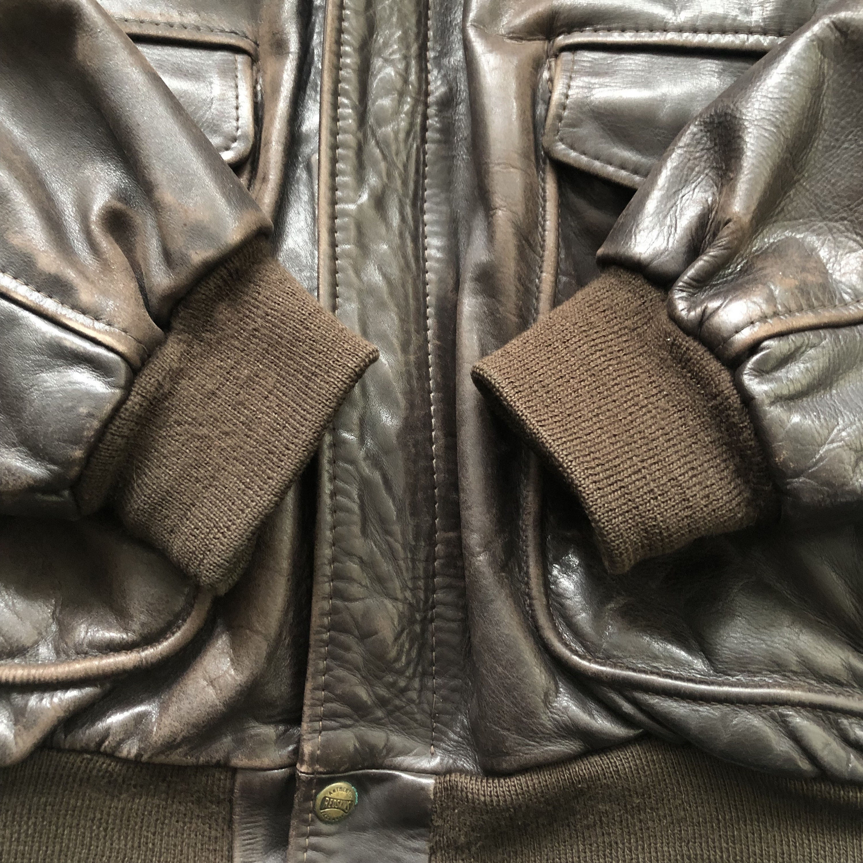 Vintage B32 Brown Leather Flight Jacket - Etsy Vintage B32 Brown Leather Flight Jacket - Etsy