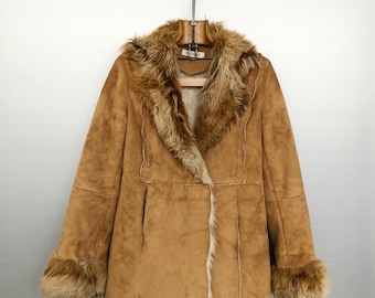 Vintage Fake Fur Balmain Coat - Etsy