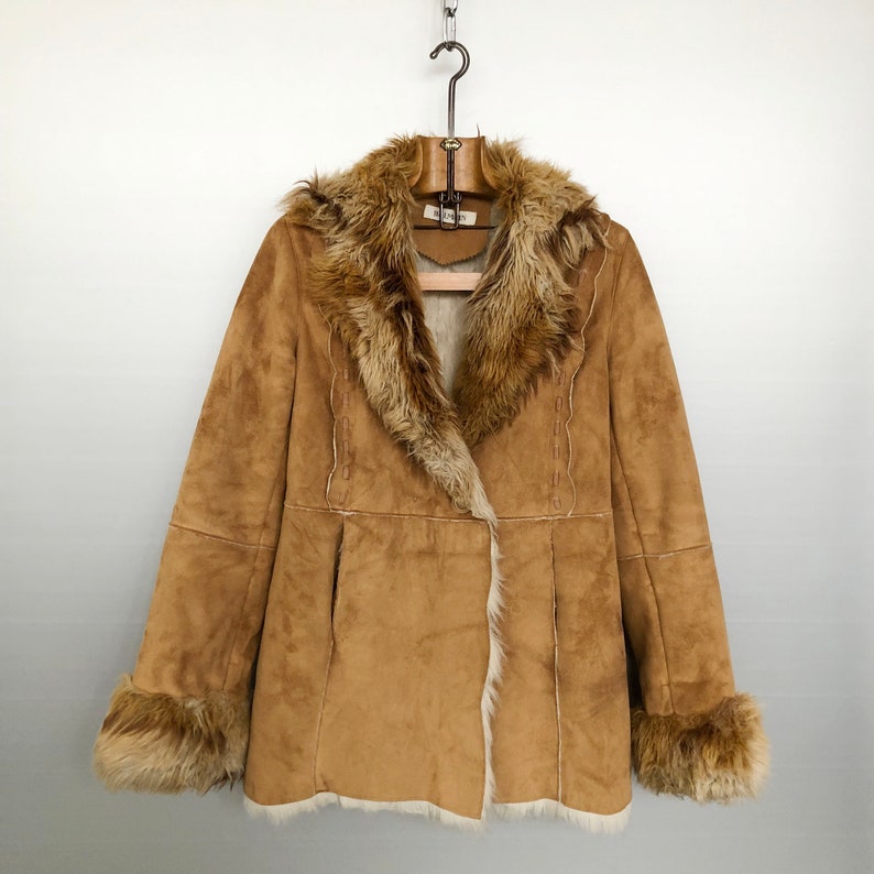 Vintage Fake Fur Balmain Coat - Etsy