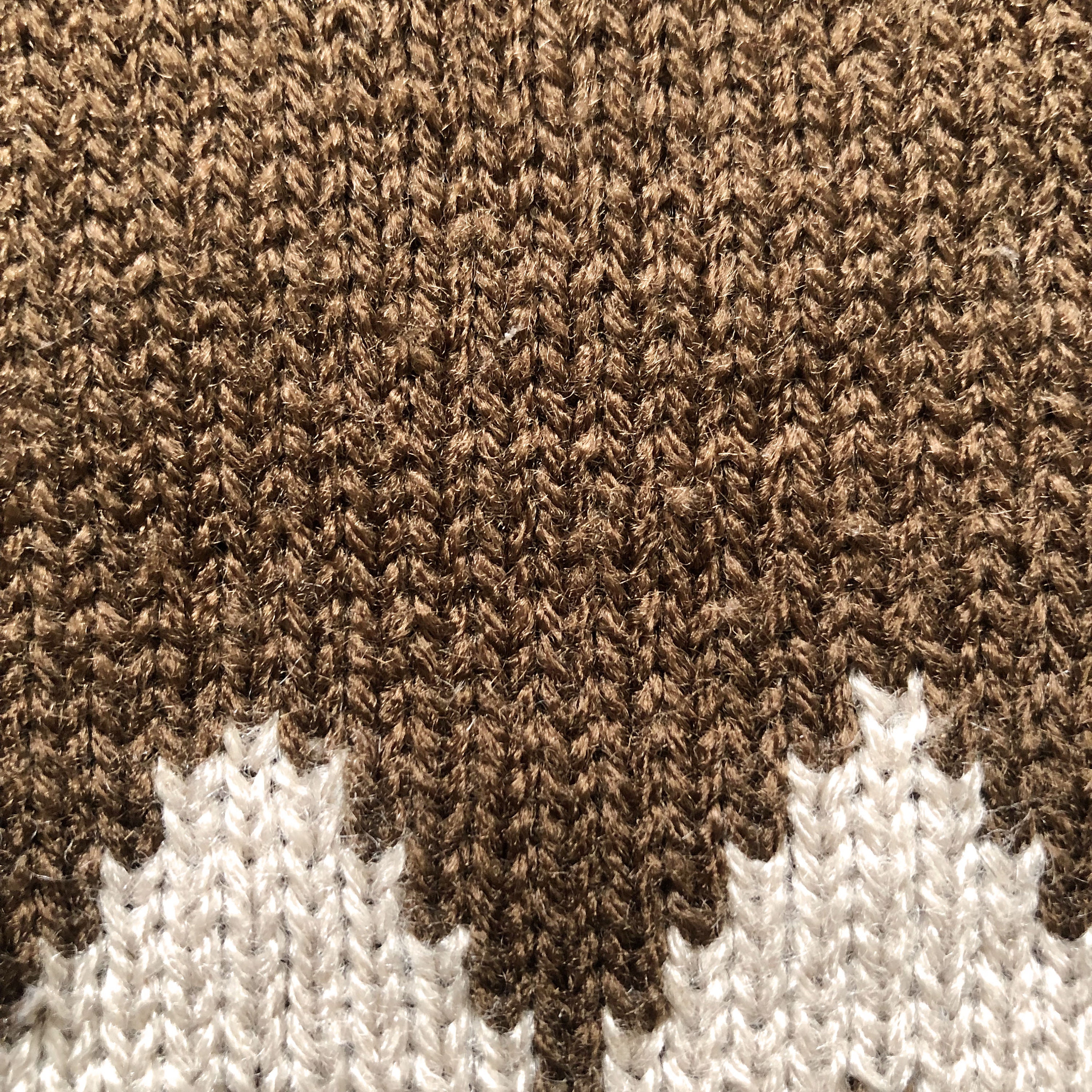 人気のクリスマスアイテムがいっぱい！ Vintage 80s Diamond Beige Brown Knitwear - Etsy トップス