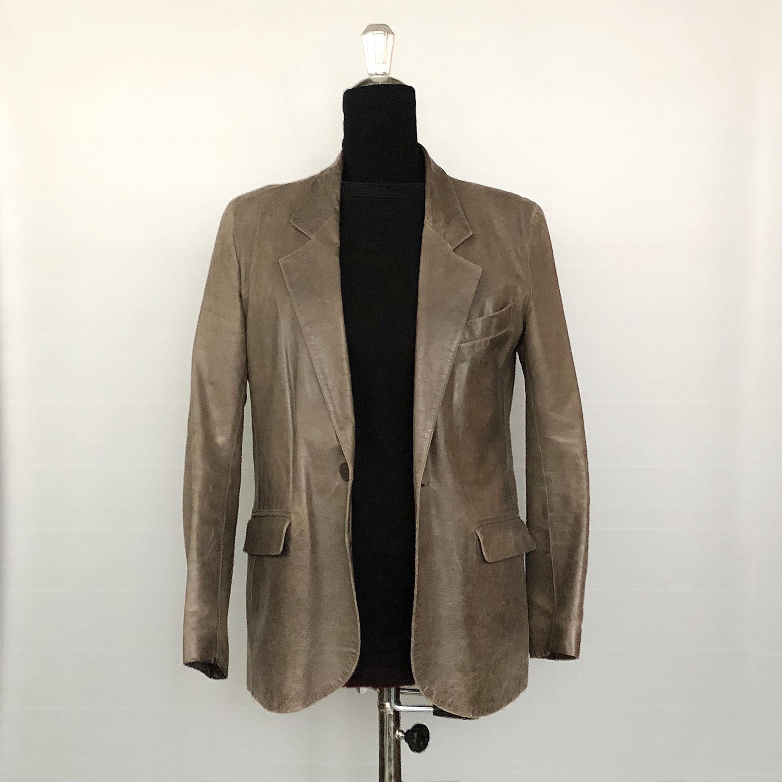 Vintage Agnes B Leather Jacket - Etsy